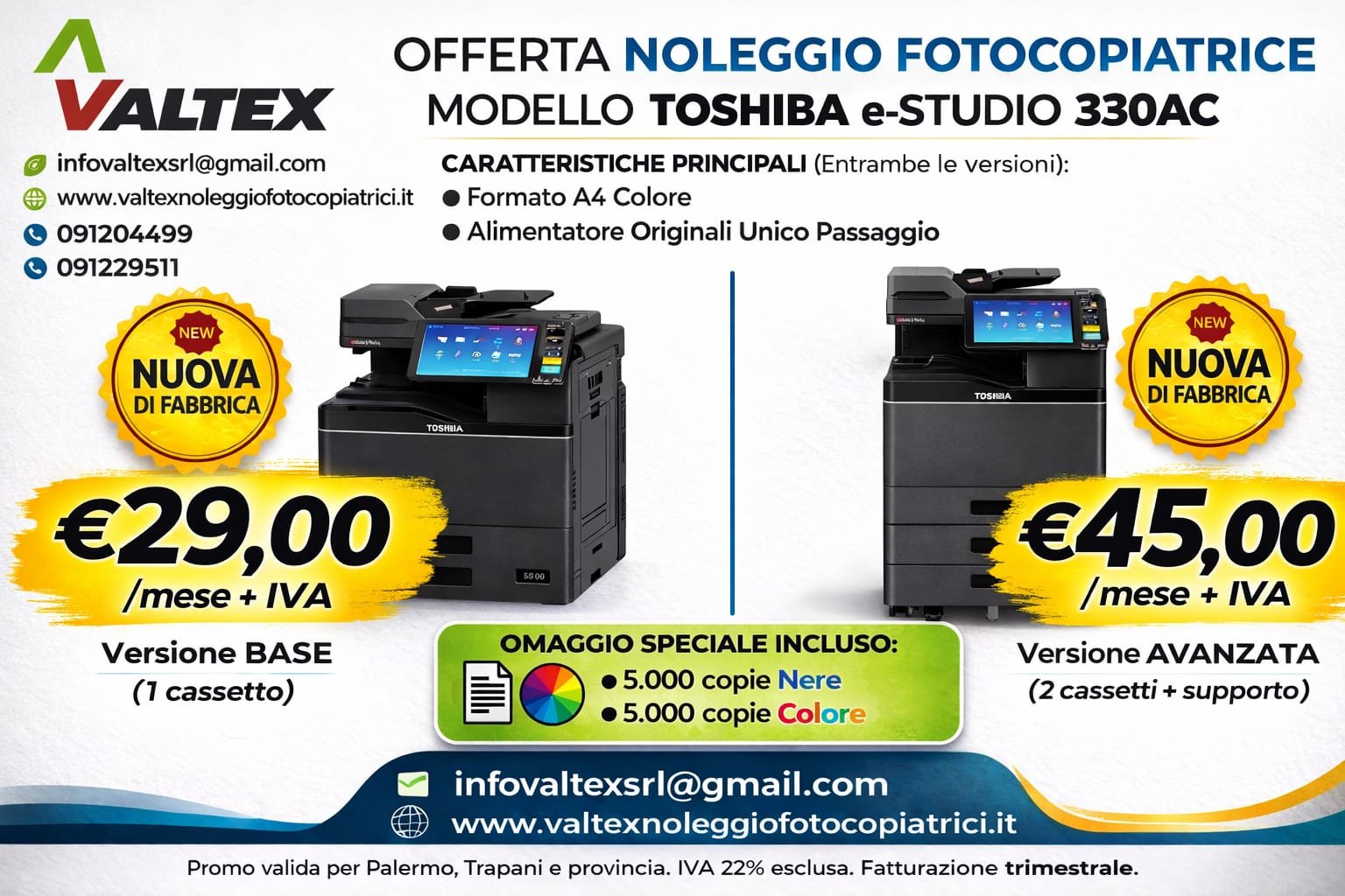 Noleggio Fotocopiatrice Toshiba a Palermo e Trapani: Offerta Esclusiva con Omaggio Speciale – WhatsApp Image 2026-03-19 at 09.34.56