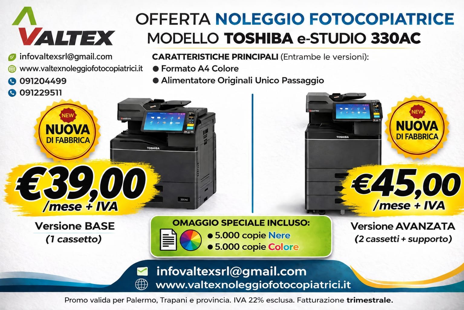 Noleggio Fotocopiatrice Toshiba a Palermo e Trapani: Offerta Esclusiva con Omaggio Speciale – WhatsApp Image 2026-09-22 at 16.22.40